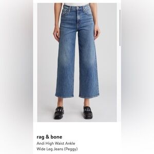 rag & bone Light Blue Flare Jeans